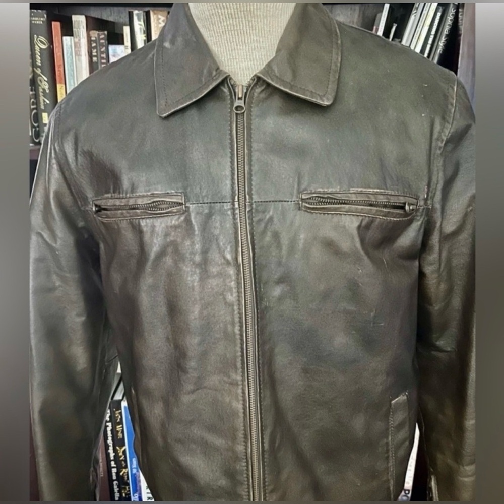 Vintage mint condition EXSTO Aviator Jacket genuine leather jacket…